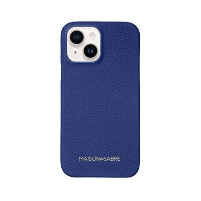 Maison de SABRE Leather Phone Case (iPhone 15) - Lapis Blue