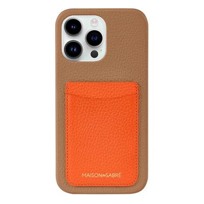 Maison de SABRE Card Phone Case (iPhone 15 Pro Max) - Manhattan Sandstone