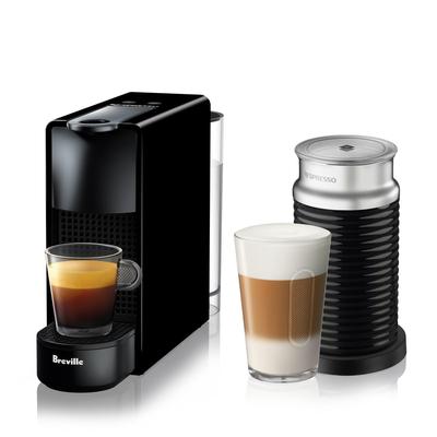 Nespresso Essenza Mini Espresso Machine Bundle by Breville - Black