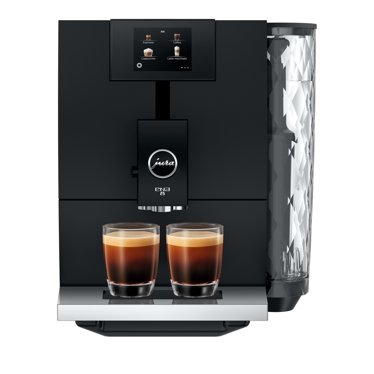 Jura Ena 8 Touchscreen Grinder Coffee and Espresso Maker - Black