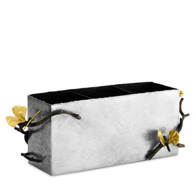 Michael Aram Butterfly Ginkgo Cutlery Caddy - Silver
