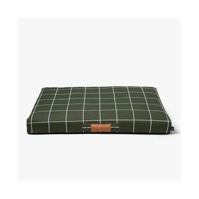 Lay Lo Grid Dog Bed, Small - Green
