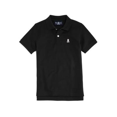 Psycho Bunny Boys' Classic Polo Shirt - Little Kid, Big Kid - Black