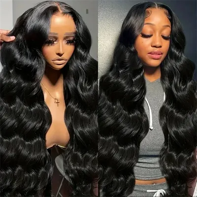 Body Wave Lace Front Human Hair Wigs 32 34 Inch For Women 13x4 13x6 Hd Transparent Lace Brazilian