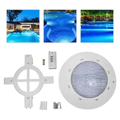 36W RGB Swimming Pool Light 12V LED Wall Mounted Pool Lamp 7 Color Combinations 16 Modes Waterproof