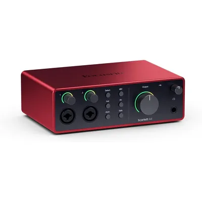 Scarlett 4i4 4th Gen USB Audio Interface, for Musicians, Songwriters, Guitarists, Content Creators —