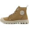 Winterboots PALLADIUM "PAMPA HI ZIP WL", Damen, Gr. 39,5, gelb (wheat), Leder, sportlich, Schuhe, Winterschuhe, Schnürboots, Winterstiefel, Snowboots, gefüttert