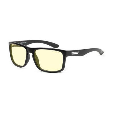 GUNNAR Intercept Gaming Glasses (Onyx Frame, GUNNAR-Focus Lenses, Amber Lens Tint) INT-00101