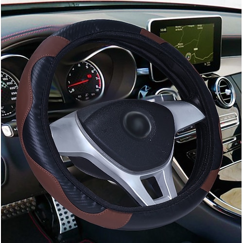 Auto Lenkradbezug Anti-Rutsch Universal 37-38cm Lenkradbezüge Dekoration Auto Image
