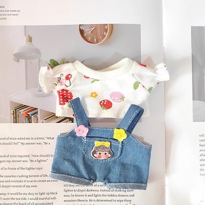 Puppenkleidungsset für 17 cm große Labubu-Puppen aus Plüsch (ohne Puppe) Image