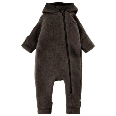 Mikk-Line - Wool Baby Suit with Ears - Overall Gr 104 schwarz Image