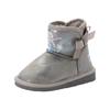 Schlupfboots DISNEY "Frozen", Damen, Gr. 29, silber, Synthetik, mehrfarbig, sportlich, Schuhe, Winterboots, Snowboots, Winterschuhe, gefüttert