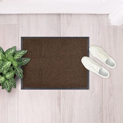 Fußmatte ANDIAMO "Easy, Made in Netherlands", braun, B:90cm H:5mm L:350cm, Kunstfaser, Teppiche, Schmutzfangläufer, Schmutzfangmatte, rutschhemmend, Innen- und überdachten Außenbereich Image