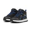Sneaker PUMA "Evolve Trail Sneakers Kinder", Kinder, Gr. 27.5, schwarz (schwarz hyperlink blau), Obermaterial: Synthetik, Textil; Futter: Textil; Innensohle: Textil; Laufsohle: Gummi, Schuhe