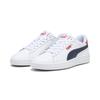 Sneaker PUMA "Smash 3.0 Leather Sneakers Kinder", Kinder, Gr. 35.5, bunt (weiß navy for all time rot blau), Obermaterial: Leder, Synthetik; Futter: Textil; Innensohle: Textil; Laufsohle: Gummi, Schuhe