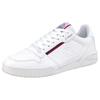 Sneaker KAPPA, Gr. 38, weiß (weiß, rot), Synthetik, Textil, kontrastfarbene Details, sportlich, Schuhe