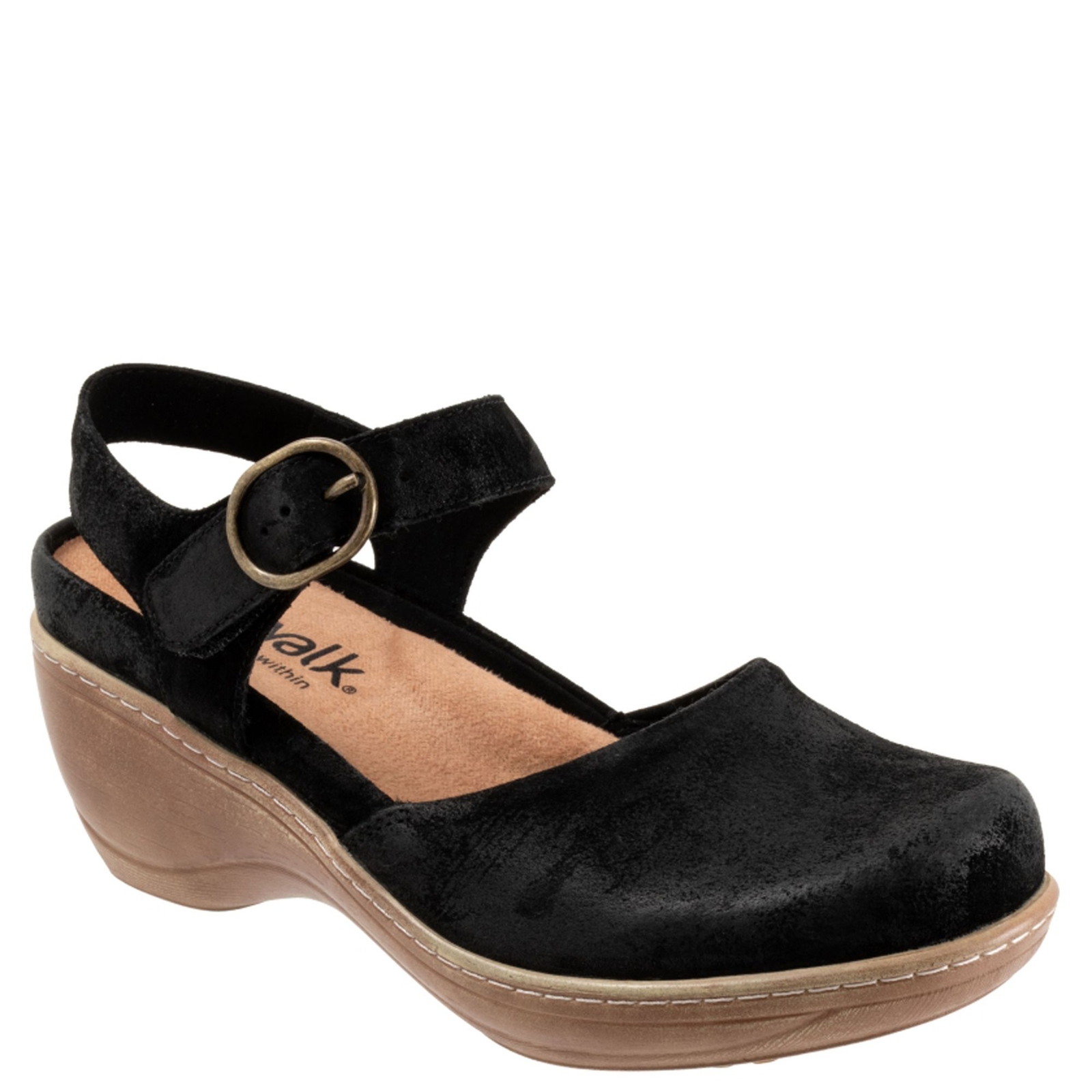 Softwalk Mabelle - Womens 7.5 Black Sandal N