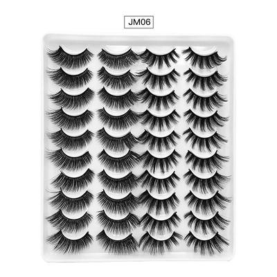 Eyelash Extensions 40 pcs Waterproof Professional Women Volumized Extra Long Cosplay Animal wool eyelash Wedding Party Halloween Full Strip Lashes Crisscross Thick - Makeup Daily Makeup Halloween