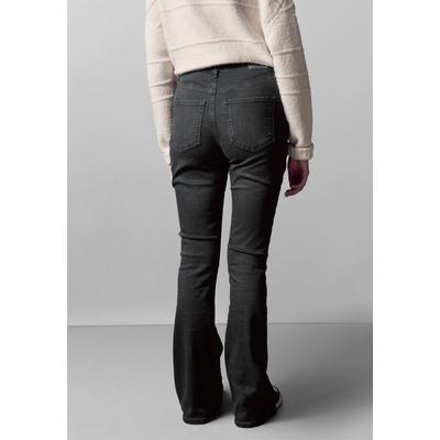 Slim-fit-Jeans STREET ONE STUDIO, Damen, Gr. 30, Länge 30, schwarz (schwarz overdyed), Jeans, 89% Baumwolle, 8% Polyester, 3% Elasthan, unifarben, casual, lang, Jeans, High Waist Image