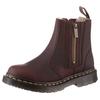 Chelseaboots DR. MARTENS "2976 Alyson", Damen, Gr. 40, rot (rotbraun), Leder, unifarben, klassisch, Schuhe, Chunky Boots, Plateau Schuh, Boots mit Blockabsatz