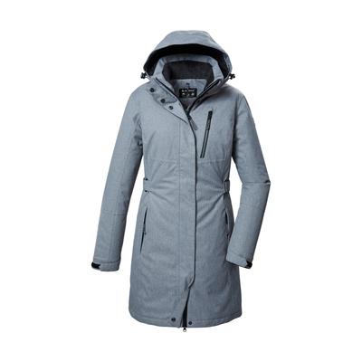 Parka KILLTEC "KOW 303 WMN PRK", Damen, Gr. 38, grau, 100% Polyester, sportlich, Jacken Image