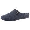Pantoffel VERBENAS "Eagle", Herren, Gr. 46, blau (dunkelblau), Filz, meliert, casual, Schuhe, Clog, Homeslipper, Hausschuh zum Schlupfen