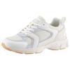 Sneaker ANISTON SHOES, Damen, Gr. 40, blau (beige, hellblau), Lederimitat, Textil, modisch, Schuhe Modernsneaker Sneaker low Ugly Shoes, Freizeitschuh, Halbschuh, Schnürschuh - NEUE KOLLEKTION