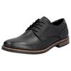 Schnürschuh RIEKER, Herren, Gr. 45, schwarz, Leder, Lederimitat, klassisch, Schuhe, Businessschuh, Halbschuh, Festtagsschuh mit Leder-Decksohle