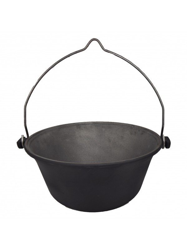 OutInFire 9l Gusseisenkessel + Bratpfanne (2in1), ungarischer Topf, Dutch Oven, Hängetopf Image