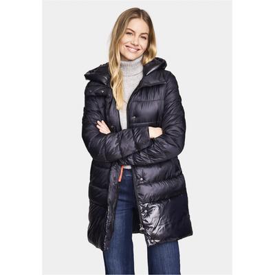 Parka NEW CANADIAN, Damen, Gr. 36, blau (dunkelblau), 100% Polyester, unifarben, feminin, lang, ohne Ausschnitt, Langarm, Jacken, mit kuscheliger Kapuze Image