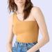 J. Crew Tops | J Crew Formknit One-Shoulder Tank Top - Sz M | Color: Orange/Yellow | Size: M