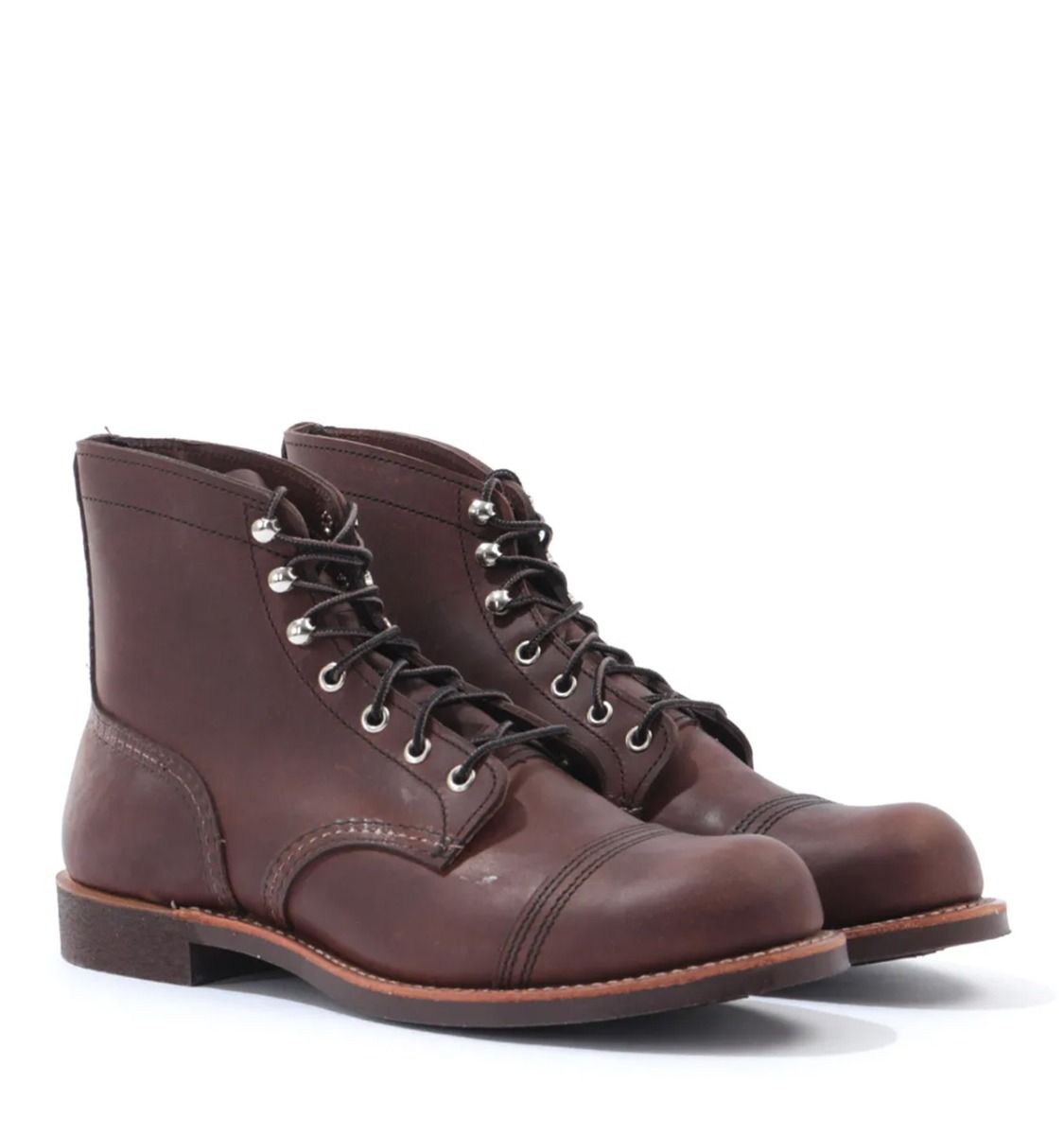 Red Wing Mens 8111 Iron Ranger Boots in Brown material_leather1 - Size UK 10.5 | Red Wing Sale | Discount Designer Brands