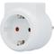 Weitere - Unitec Spina intermedia con 1 x Schuko, 1 x usb tipo c e 2 x usb tipo a, 3,4 a, bianco