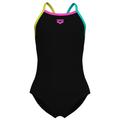 Arena - Girl's Swimsuit Light Drop Solid - Badeanzug Gr 164 schwarz