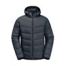 "Daunenjacke JACK WOLFSKIN ""COLONIUS JKT M"" Gr. S (48), blau (dark, navy) Herren Jacken"