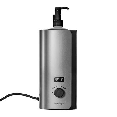 DERMALOGIC Massage Oil Warmer for Professional Spa, Matte Grey