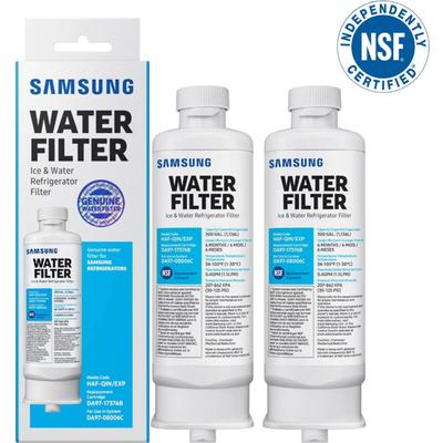 2er-Pack Kühlschrank-Wasserfilter-Ersatz für Samsung DA97-17376B DA97-08006C haf-qin haf-qin/exp