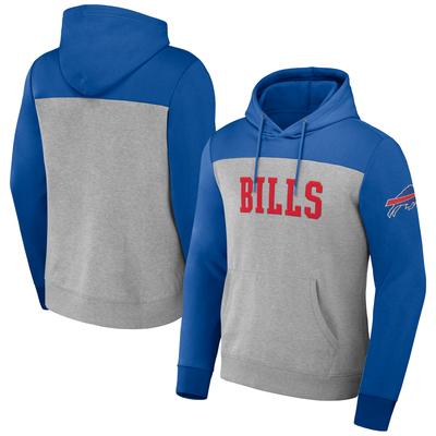 Herren-Kapuzenpullover „NFL x Darius Rucker Collection“ von Fanatics, Heather Gray, Buffalo Bills, Farbblock-Design Image