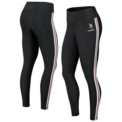 Damen WEAR von Erin Andrews Schwarze Minnesota Vikings Farbblock-Leggings Image