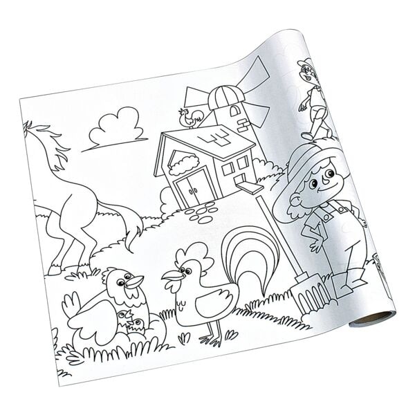 inFo Kreative Malrolle »Bauernhof« 30cm x 4m, 30 cm Image