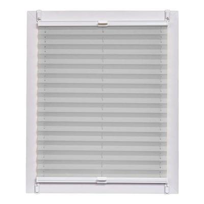 Büscher Sunlines Plissee »Crepe« Lichtschutz 90 cm breit grau, 90x150 cm