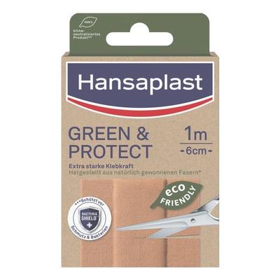 Pflaster »Green & Protect« 1 m x 6 cm grün, Hansaplast, 6x10 cm