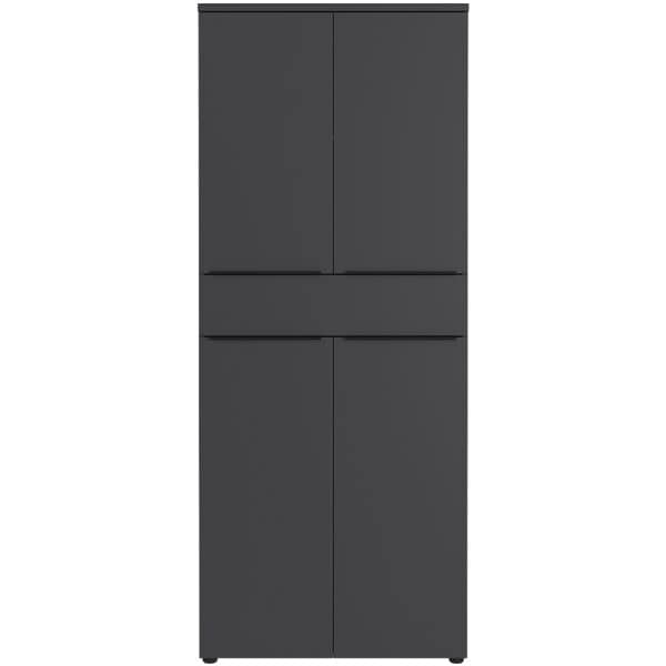Germania-Werke Aktenschrank »Mailand« 5 OH 1 Schublade grau, 81x197x40 cm