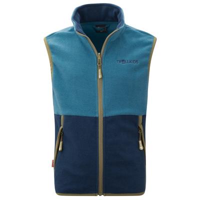Trollkids - Kid's Kjerag Vest - Fleeceweste Gr 98 blau Image