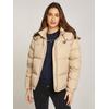 Steppjacke TOMMY JEANS CURVE "TJW ALASKA PUFFER EXT", Damen, Gr. XXL (44), gold (gentle gold), Web, Obermaterial: 100% Polyester. Futter: 100% Polyester, unifarben, casual, Jacken, Große Größen