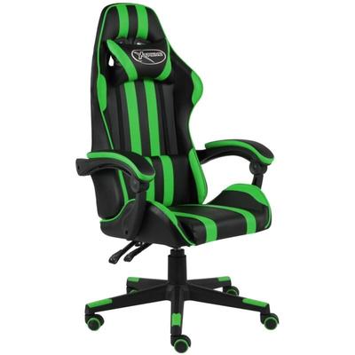 Gaming-Stuhl Schwarz und Grün Kunstleder - Vidaxl Image