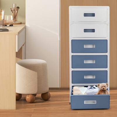 TEMU 33'' High Bedroom 6-drawer Organizer Drawer Type Household Storage Underwear Box Cabinet Image