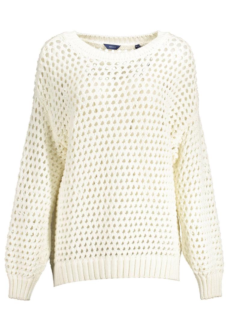 Gant Damen Weißes Baumwollhemd Image