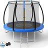 Monzana - Trampolino Elastico ø 244/305 cm Certificato tüv Rheinland gs Tappeto con Set Completo