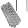 50x Ancre au sol Piquets en acier galvanisé 150x25mm ancrage au sol pour bâches filets de jardinage